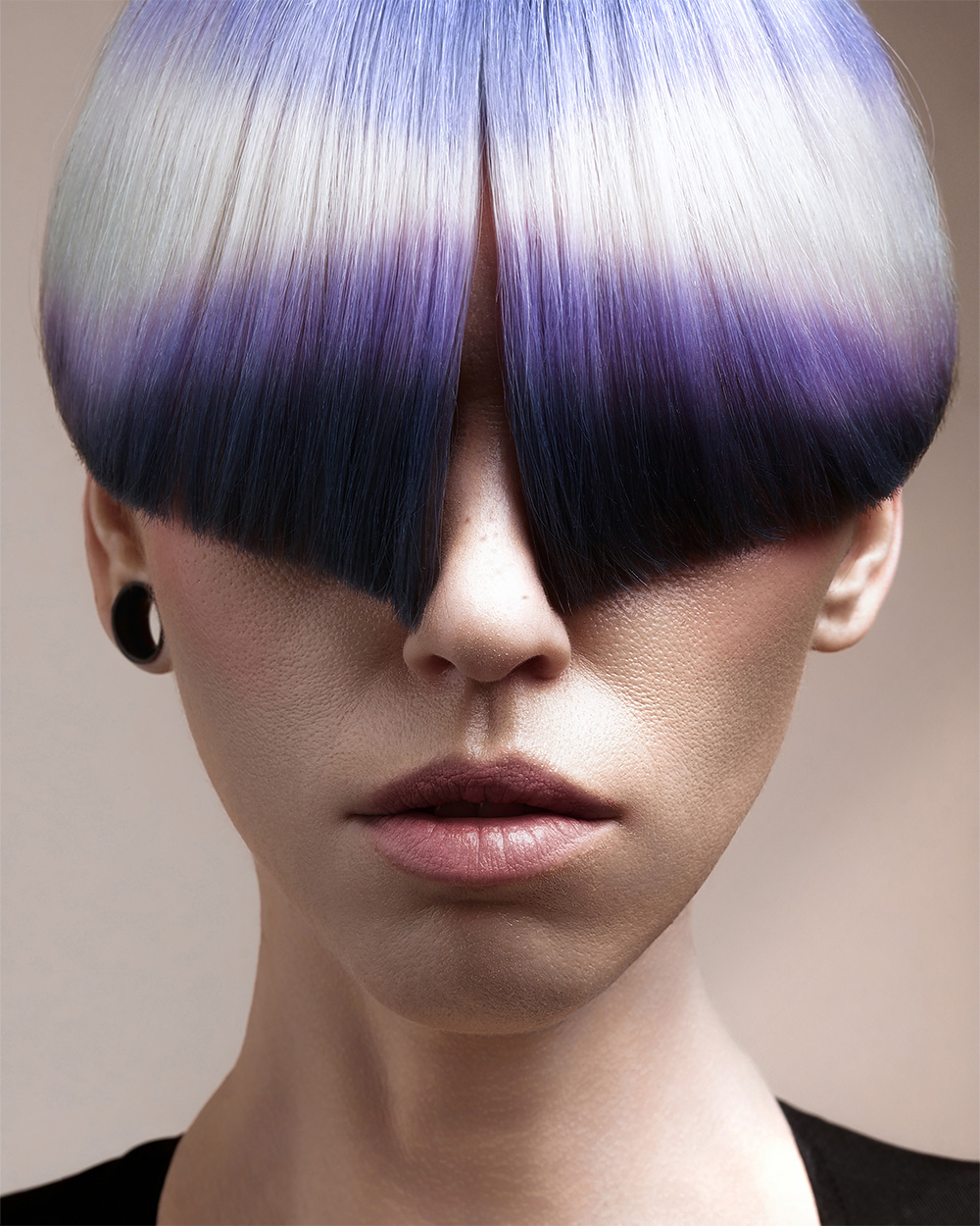 Purple Long Fringe - Steven Smart & Jo Lomax - BHA South West Hairdresser of the Year 2026 Finalist Collection